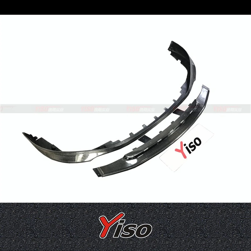 Adecuado para 718 Boxster Cayman Tecate Encirclement modificado labio delantero de fibra de carbono labio delantero Cayman labio frontal techart - imagen 5