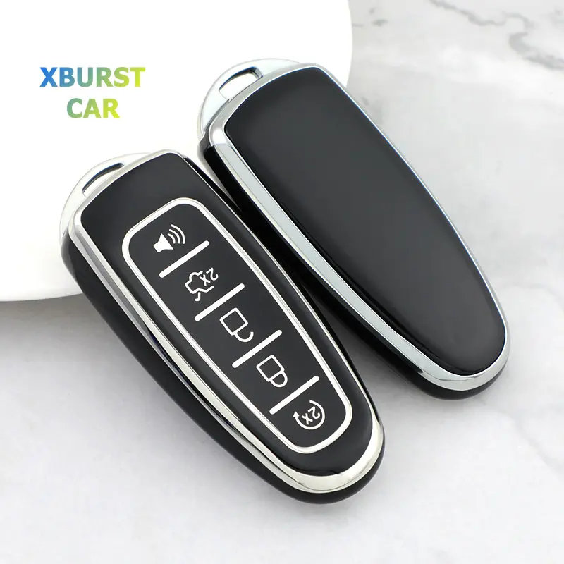 Funda TPU para llave Ford 5 botones – Edge, Explorer, Escape y Lincoln MKX