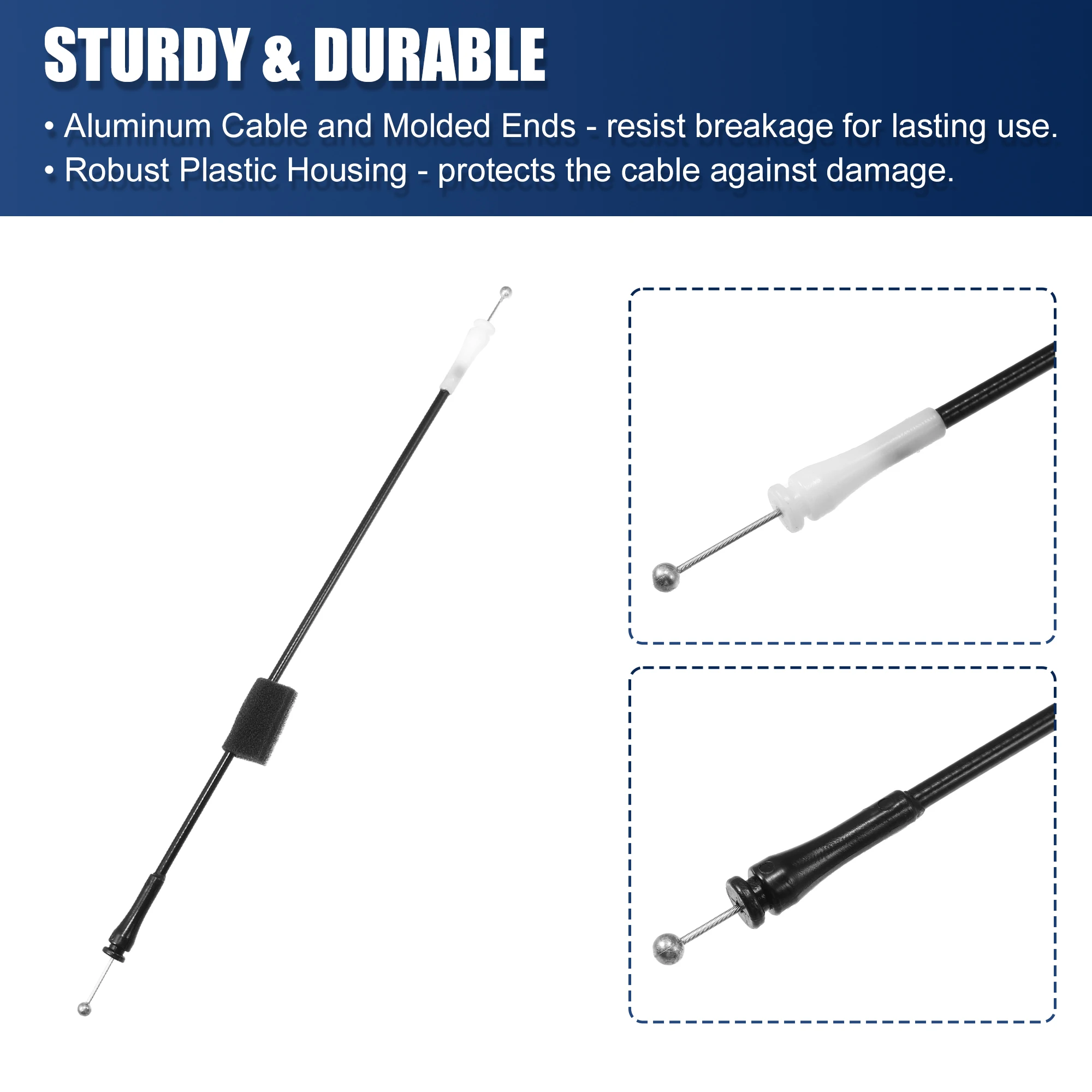 Autohaux 912-708 Cable de apertura trasera Ford E-150/E-250/Expedition - imagen 4