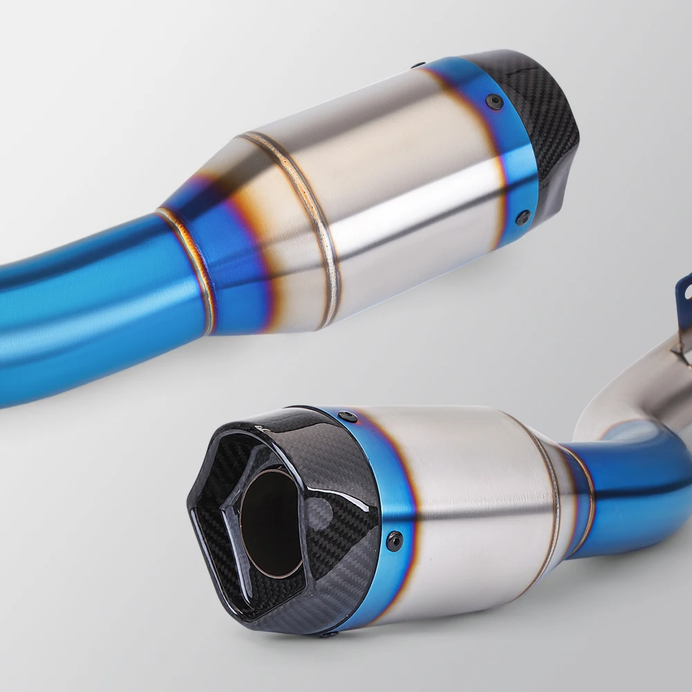 Kit escape moto Honda CBR650 cola media Blue Burning - imagen 5
