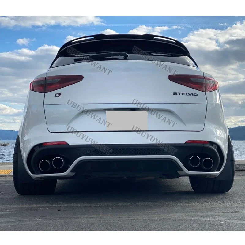 Alerón de techo negro brillante para Alfa Romeo Stelvio (2017+) - imagen 4