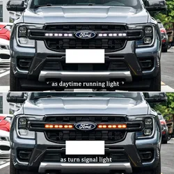 Luz LED diurna DRL Fpg con intermitente para Ford Ranger 2023-2024