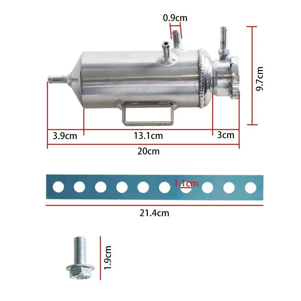 Depósito de expansión refrigerante universal con tapa - imagen 3