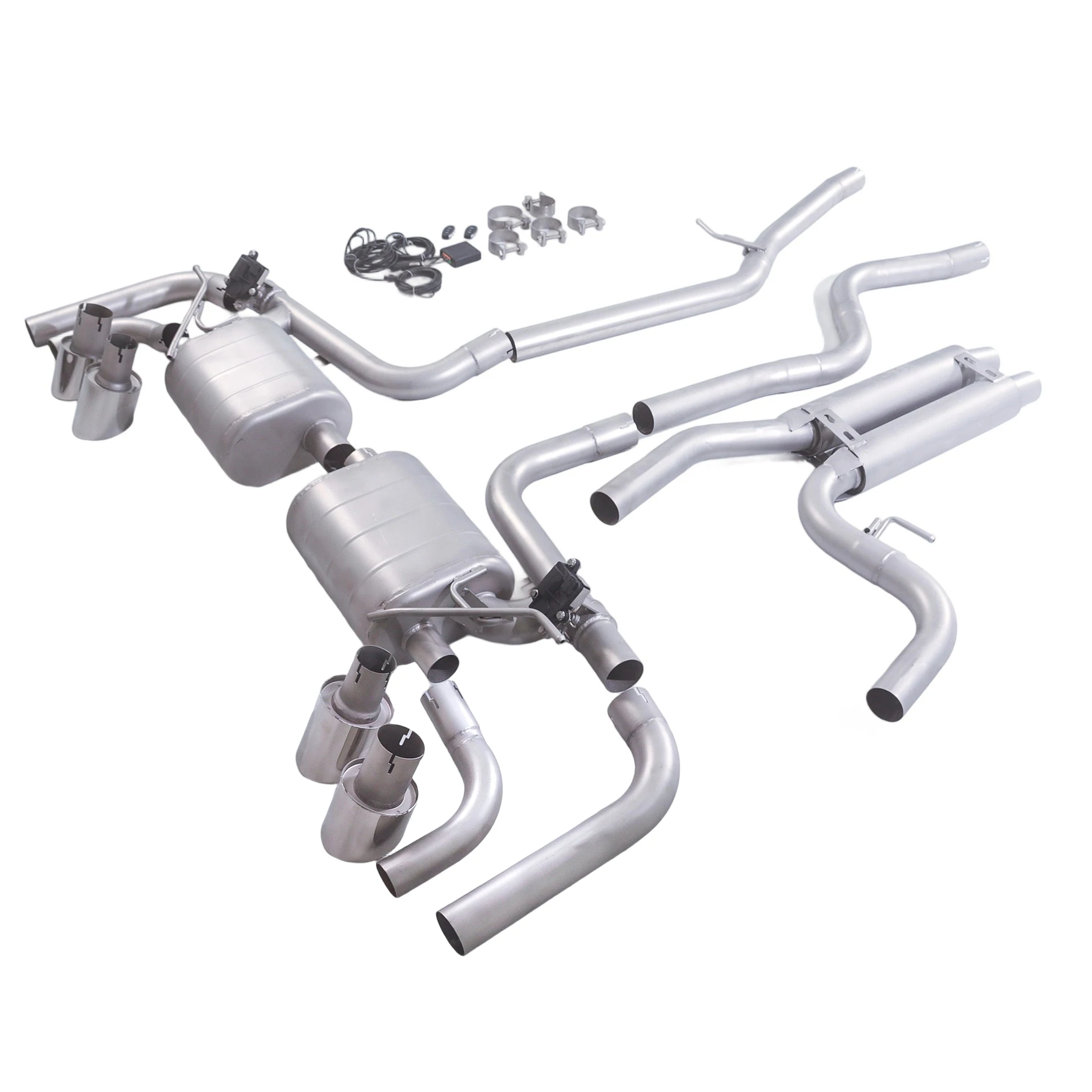 Kit silenciador escape GFC Catback Porsche Cayenne 3.0 4.0 4.8 (2010-2014) - imagen 5