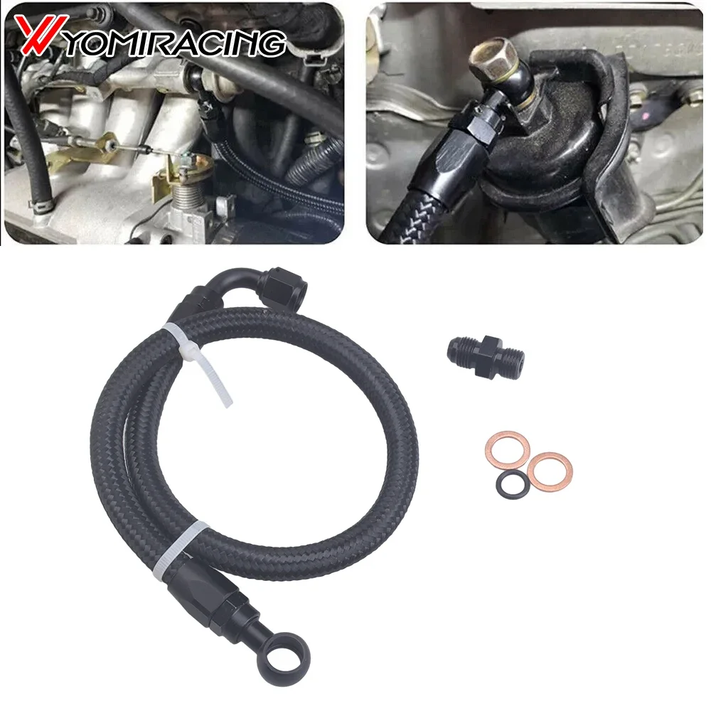 Línea de combustible trenzada 6AN para Honda/Acura B16 B18 y D16