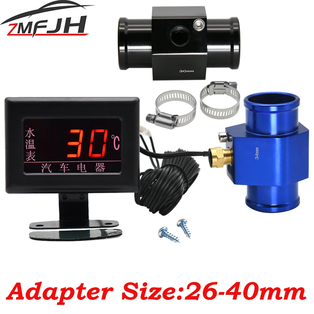 Medidor temperatura agua coche 0-120 °C, adaptador 10 mm 1/8 NPT