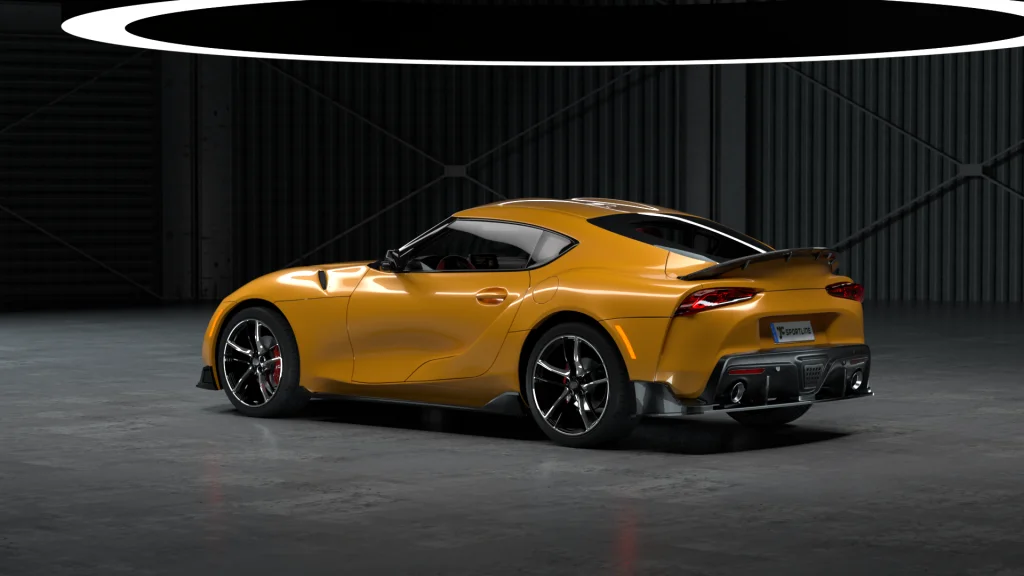 Faldones laterales de fibra de carbono para Toyota Supra A90 2019 - imagen 5