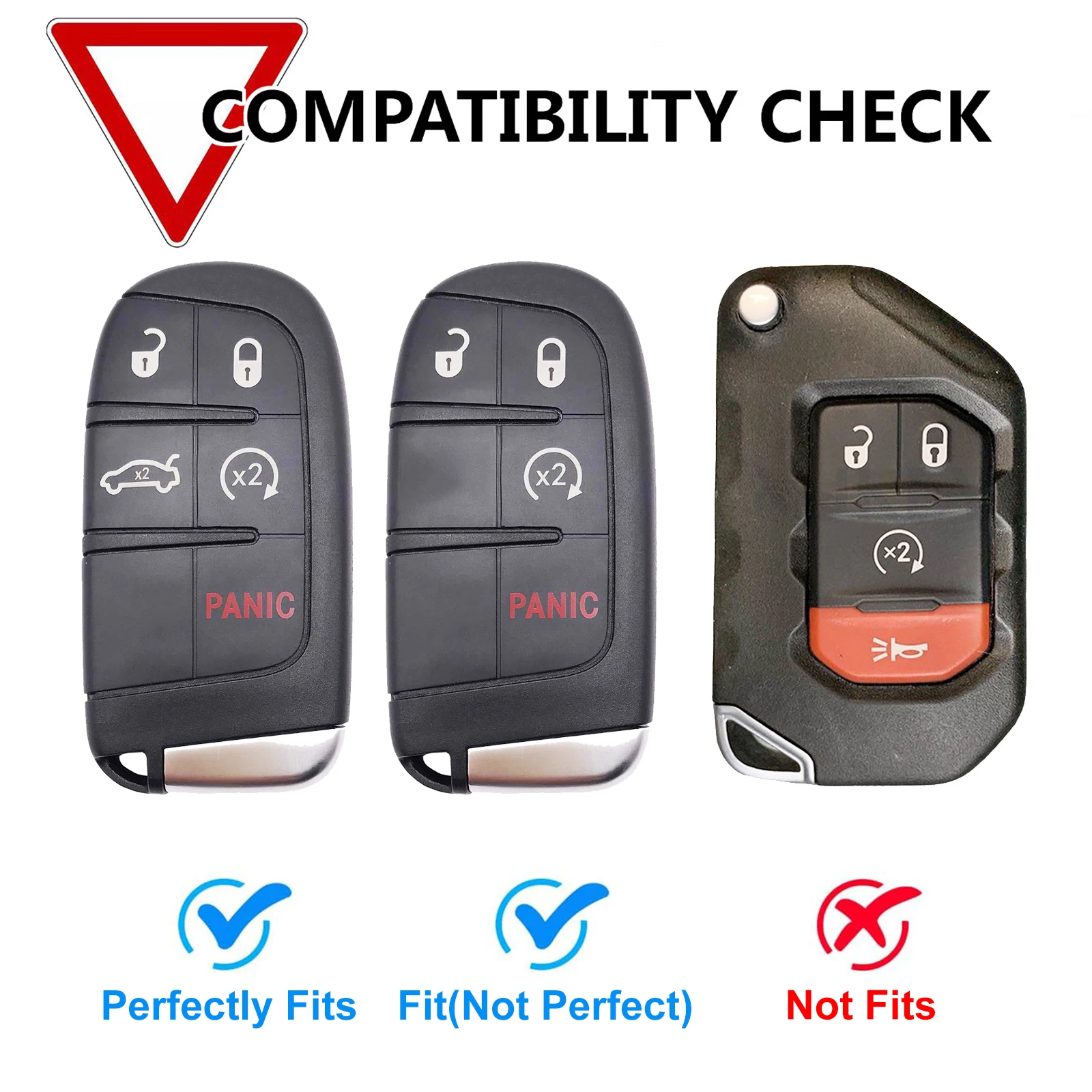 Funda llave silicona Dodge Charger, Jeep Grand Cherokee y Chrysler 300 - imagen 2