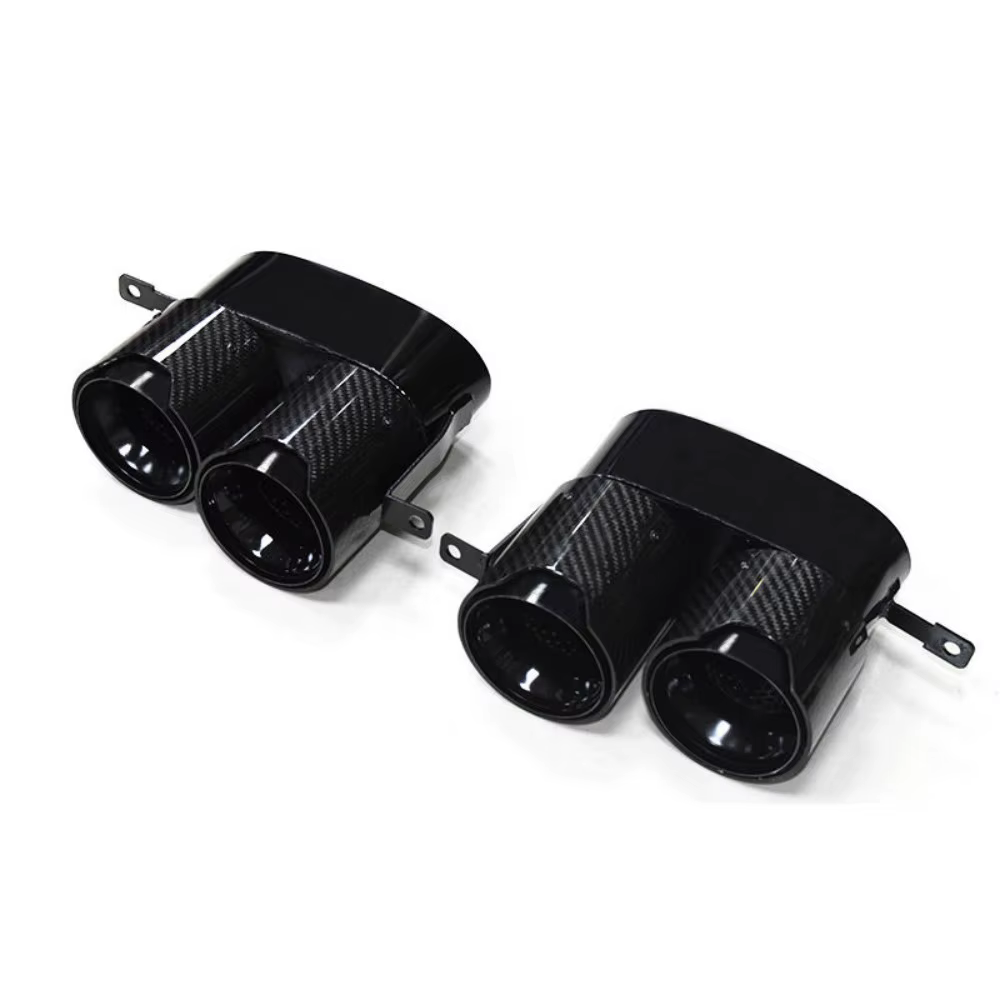 Puntas de escape de fibra de carbono para BMW G20/G21 330i y M340i - imagen 3