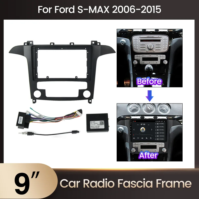 Kit montaje radio MEKEDE con CANBUS para Ford S-MAX 2006-2015