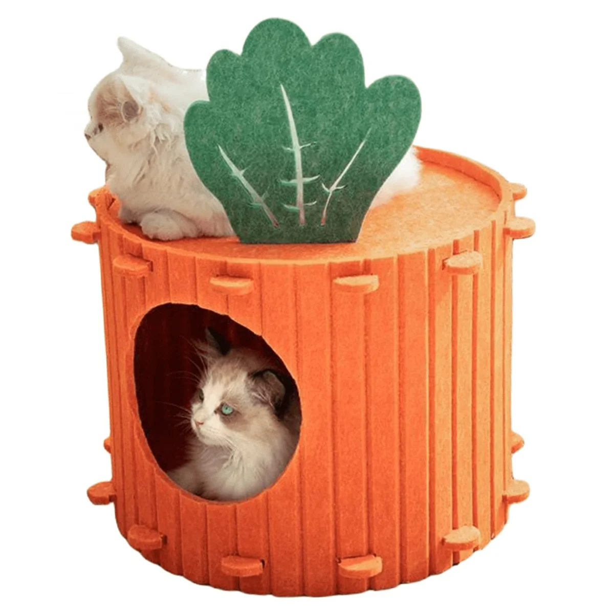 Cama cueva desenfundable para gatos grandes, cómoda y acogedora