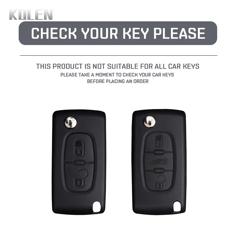 Funda de llave para Citroën C2-C6, Xsara/Berlingo y Peugeot 207-807 - imagen 2