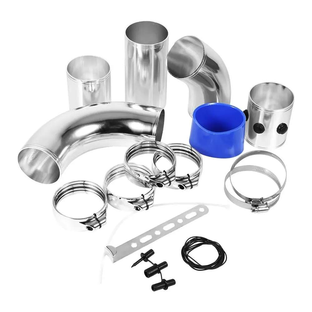 Tubo turbo aluminio 76mm – Kit admisión aire frío universal - imagen 2