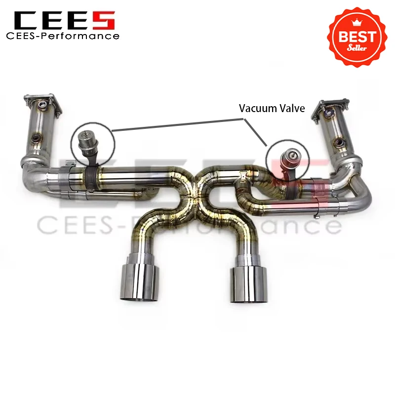 Escape catback aceroinoxidable valves Porsche 911 991.2 3.0T - imagen 5