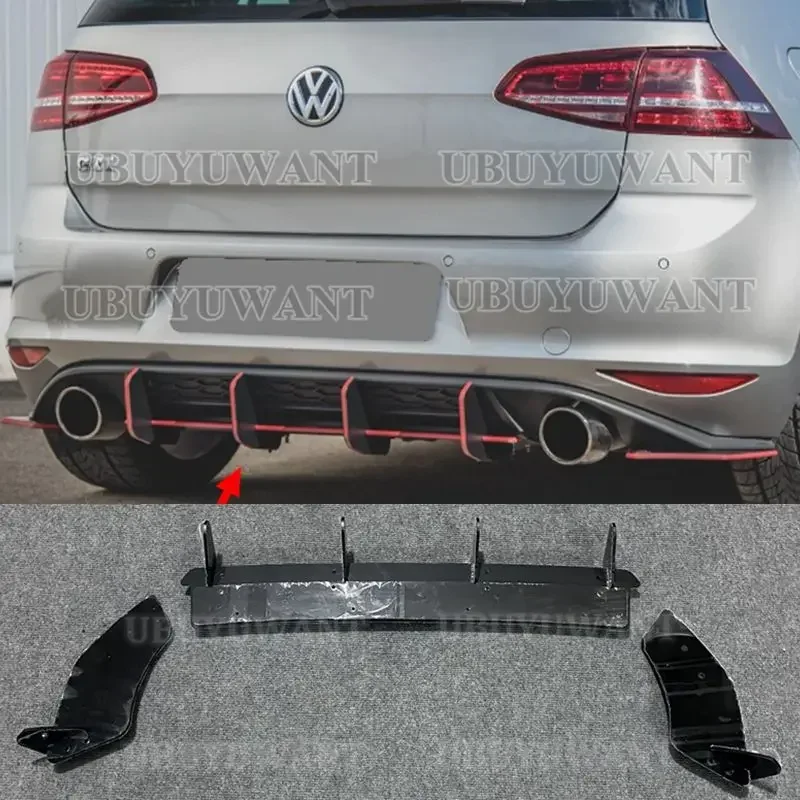 Difusor trasero para Volkswagen Golf 7 GTI 2014-2017
