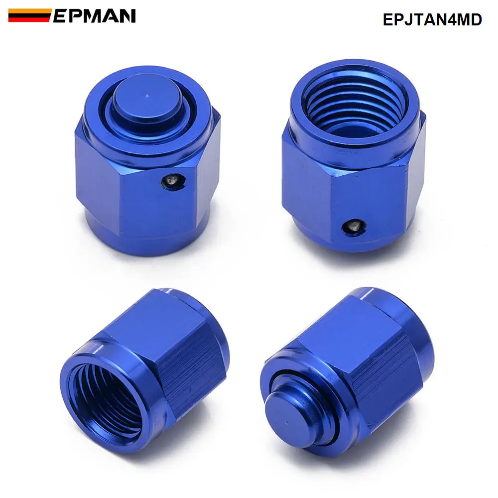 Tapón hembra AN4 EPMAN de aluminio azul - imagen 4