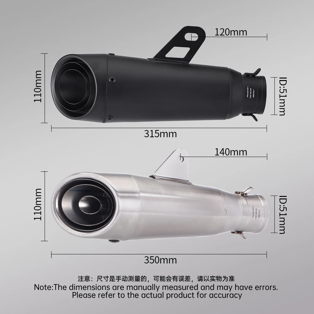 Tubo de escape frontal inoxidable para CFMOTO 450SR/450SS/450NK - imagen 5