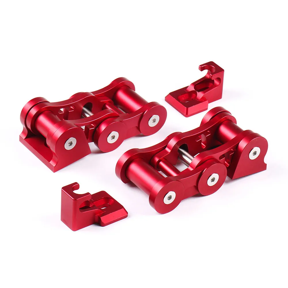 Pestillos de capó bloqueables de aluminio para Jeep Wrangler JK/JL 4xe - imagen 2