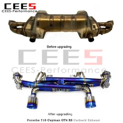 Escape Catback CEES Porsche 718 Cayman GT4 RS 4.0L 2019-2023