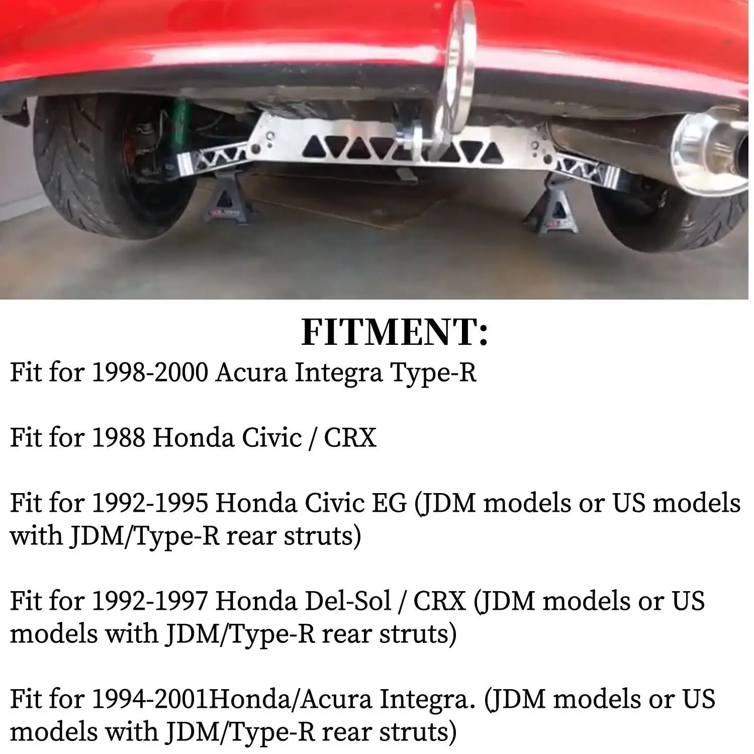 Brazos inferiores traseros aleación aluminio Honda Civic EG e Integra - imagen 2