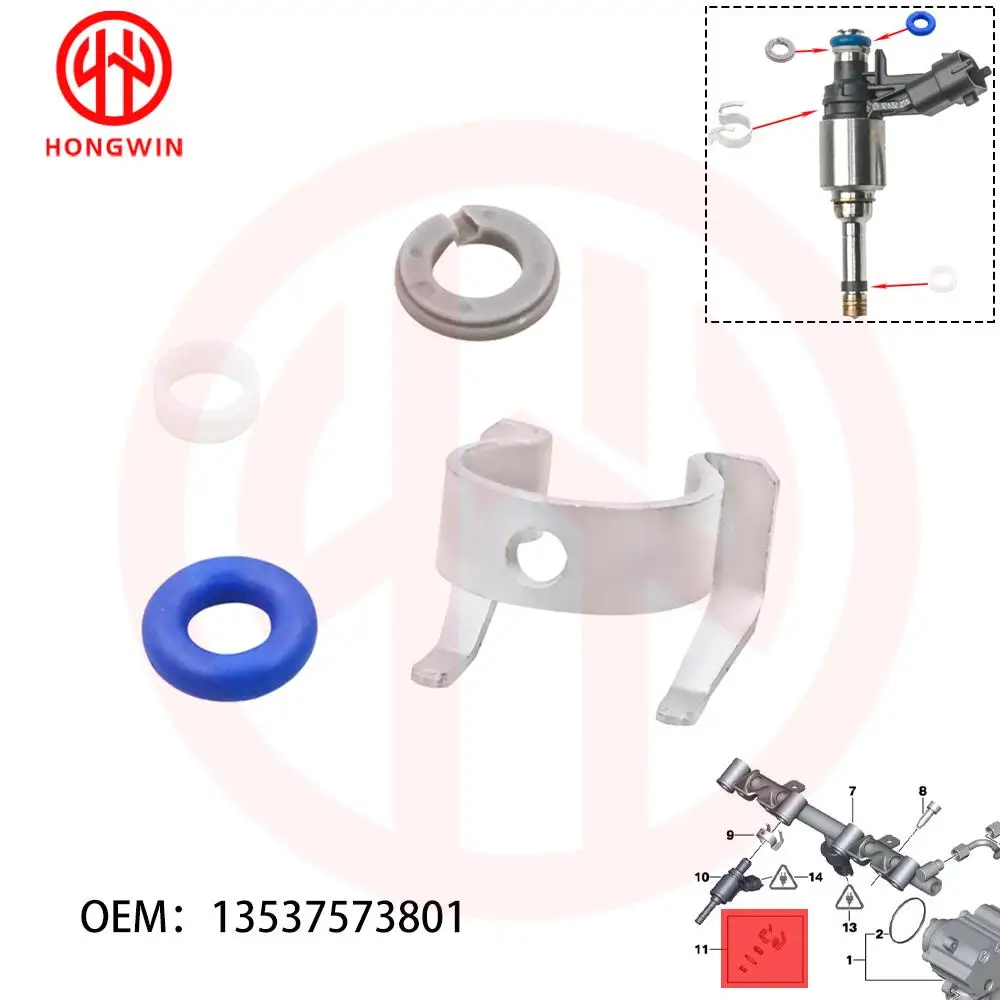13537573801 Juego de juntas de inyector para MINI R55, R56 y R57 - imagen 2