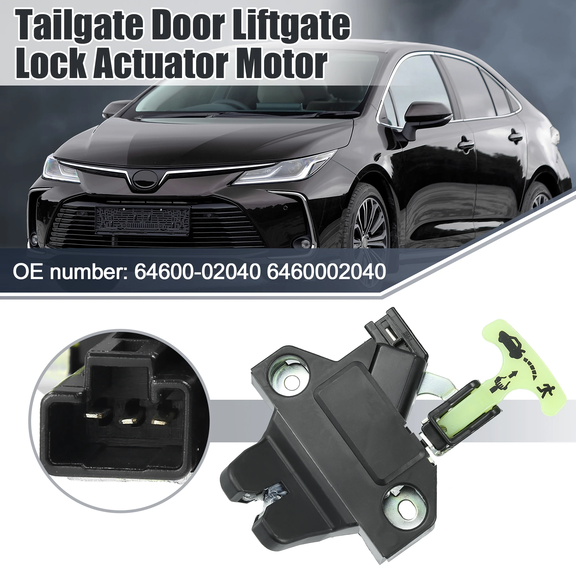 UXCELL actuador de pestillo puerta trasera Toyota Corolla - imagen 2