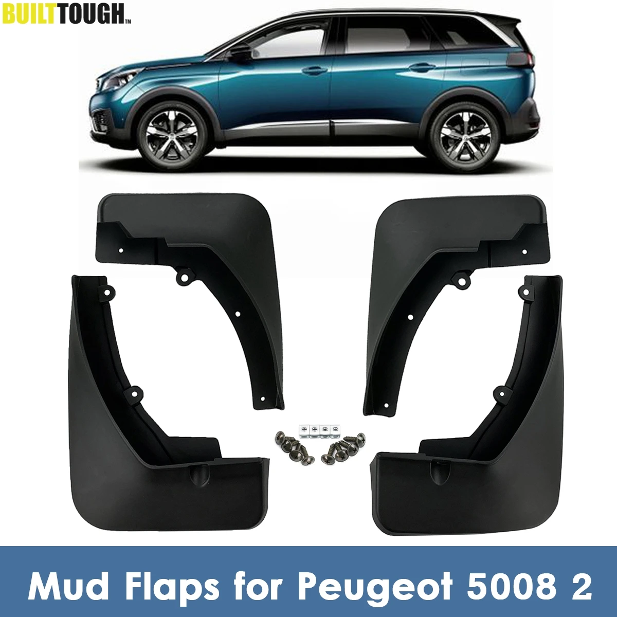 OE 1615101680 Guardabarros para Peugeot 5008 II (2017-2019)