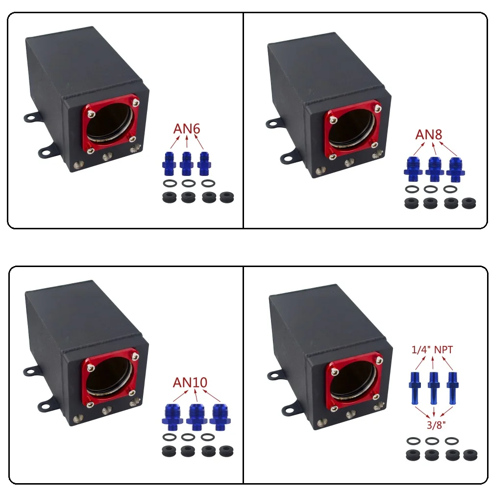 PQY Depósito acumulador de combustible 044 – aluminio AN6/AN8/AN10 - imagen 2