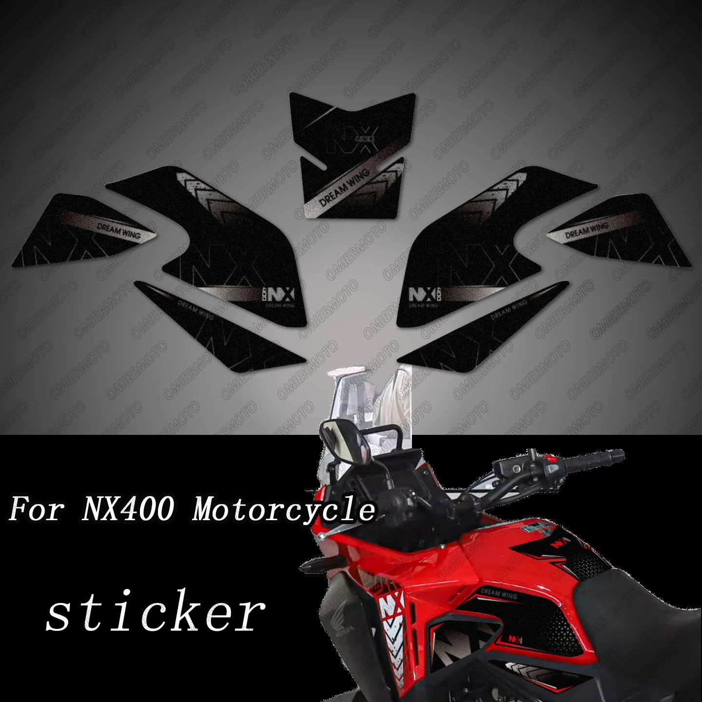 Protector de depósito 3M para Honda NX400 - imagen 2