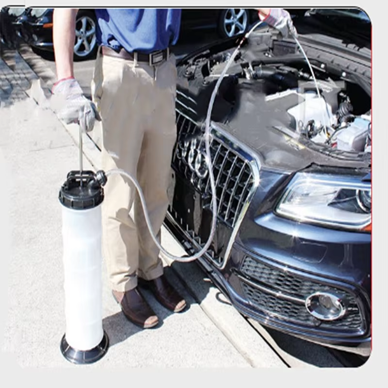 Bomba extractora de aceite y líquidos manual y neumática para coche - imagen 5