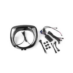 Faro LED con bisel ámbar para Indian Chieftain