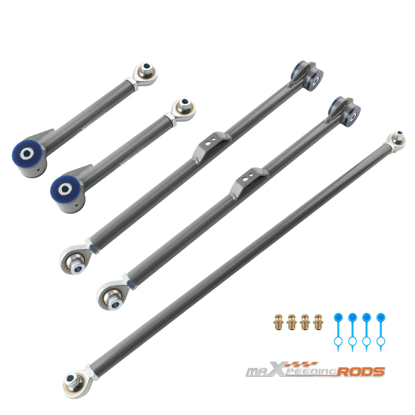 Detalle de los componentes traseros del kit