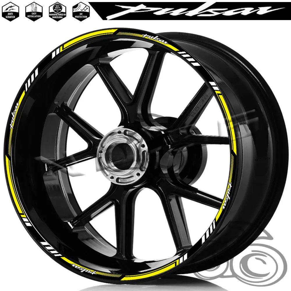 Cinta decorativa impermeable para llantas Bajaj Pulsar - imagen 3