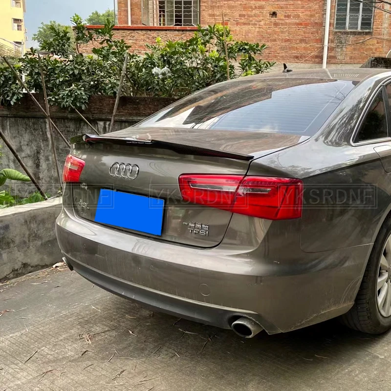 Alerón trasero de carbono forjado para Audi A6 C7 sedán 2012-2016 - imagen 2