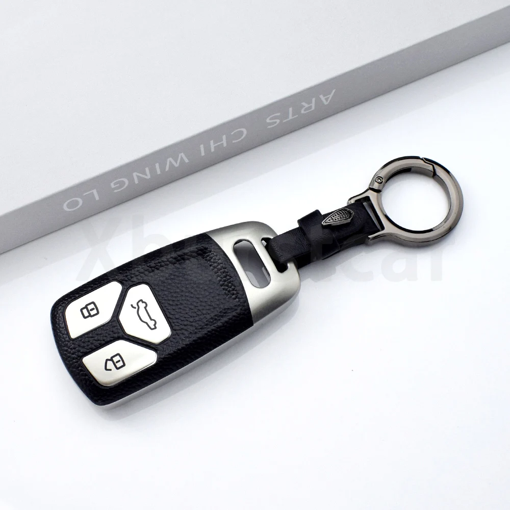 Funda para llave Audi de TPU con acabado cuero – A1, A3, A4 B9, Q3 - imagen 3