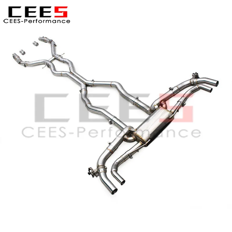 Escape catback CEES Valvetronic de acero inoxidable para Mercedes GLS 580 - imagen 2