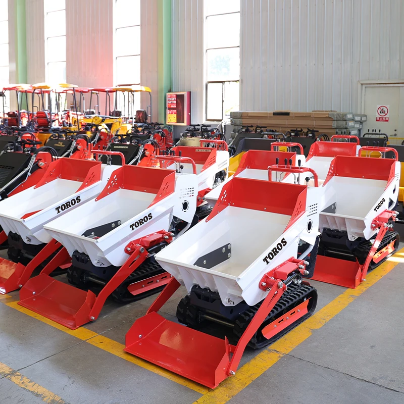 Minidumper de orugas de 500 kg para obra y jardinería - imagen 4
