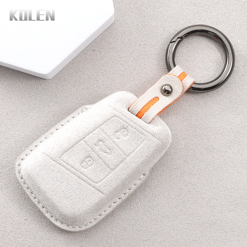 Funda cuero llave telecomando VW Passat B8 Skoda Superb A7 Kodiaq - imagen 2