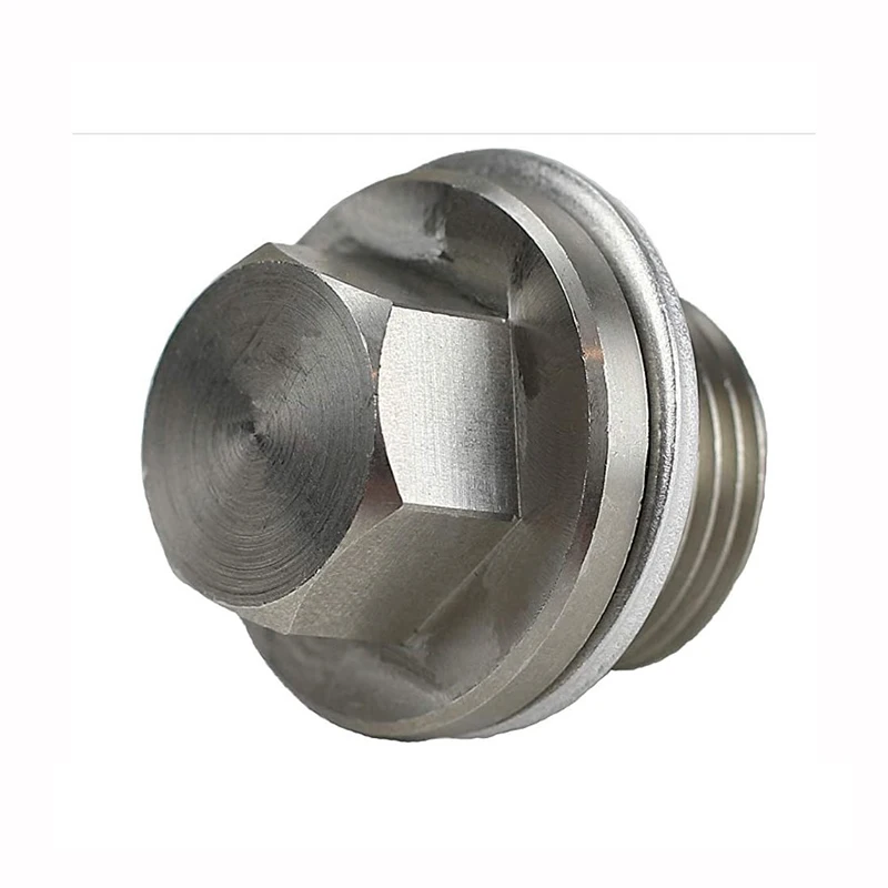 Tornillo de drenaje magnético de aceite en acero inoxidable - imagen 3