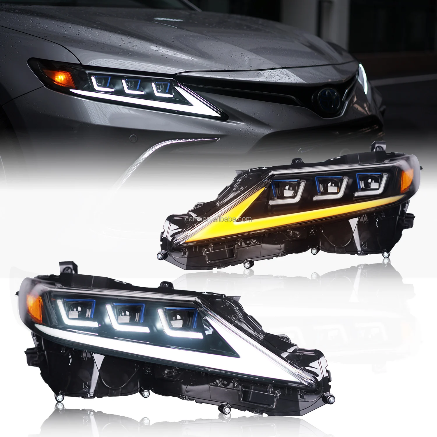 Faro delantero LED completo para Toyota Camry 2018-2022