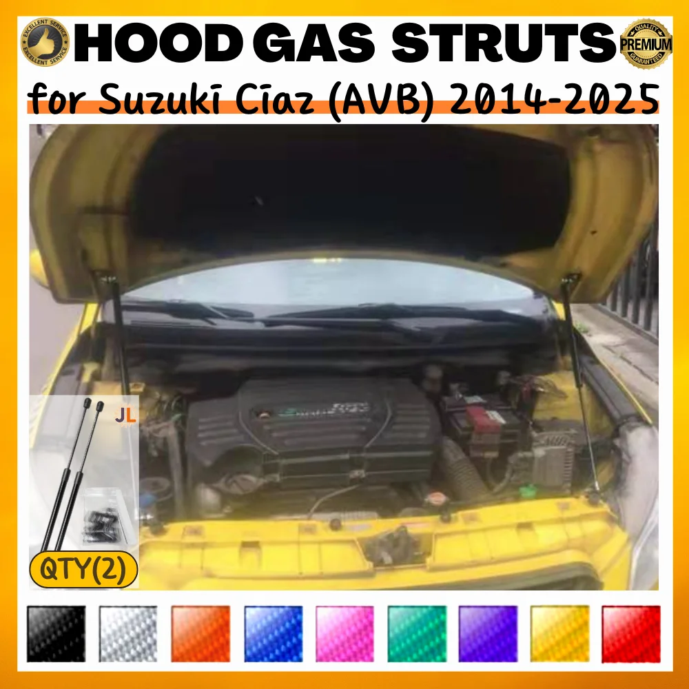 Amortiguadores capó AVB – Suzuki Ciaz 2014-2025