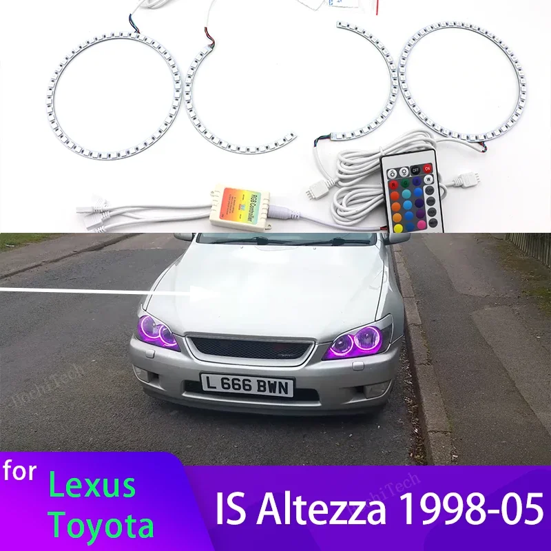 Anillos Halo LED RGB con luz diurna DRL – Lexus IS200 IS300