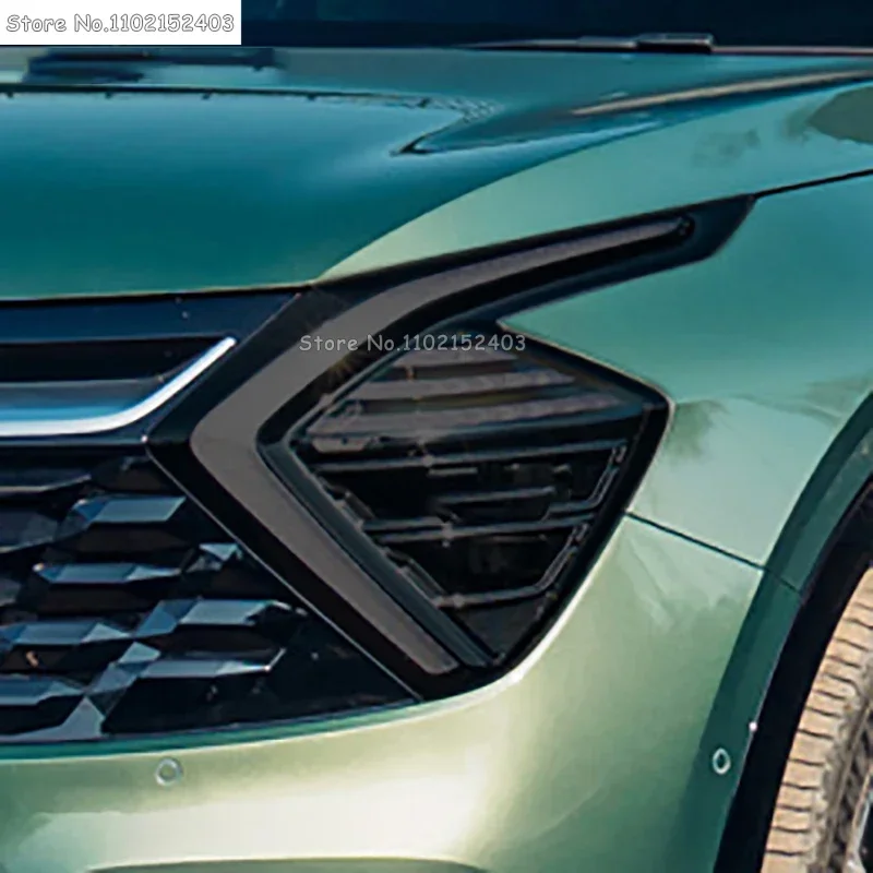 Película protectora faros TPU negra transparente Kia Sportage NQ5 - imagen 2