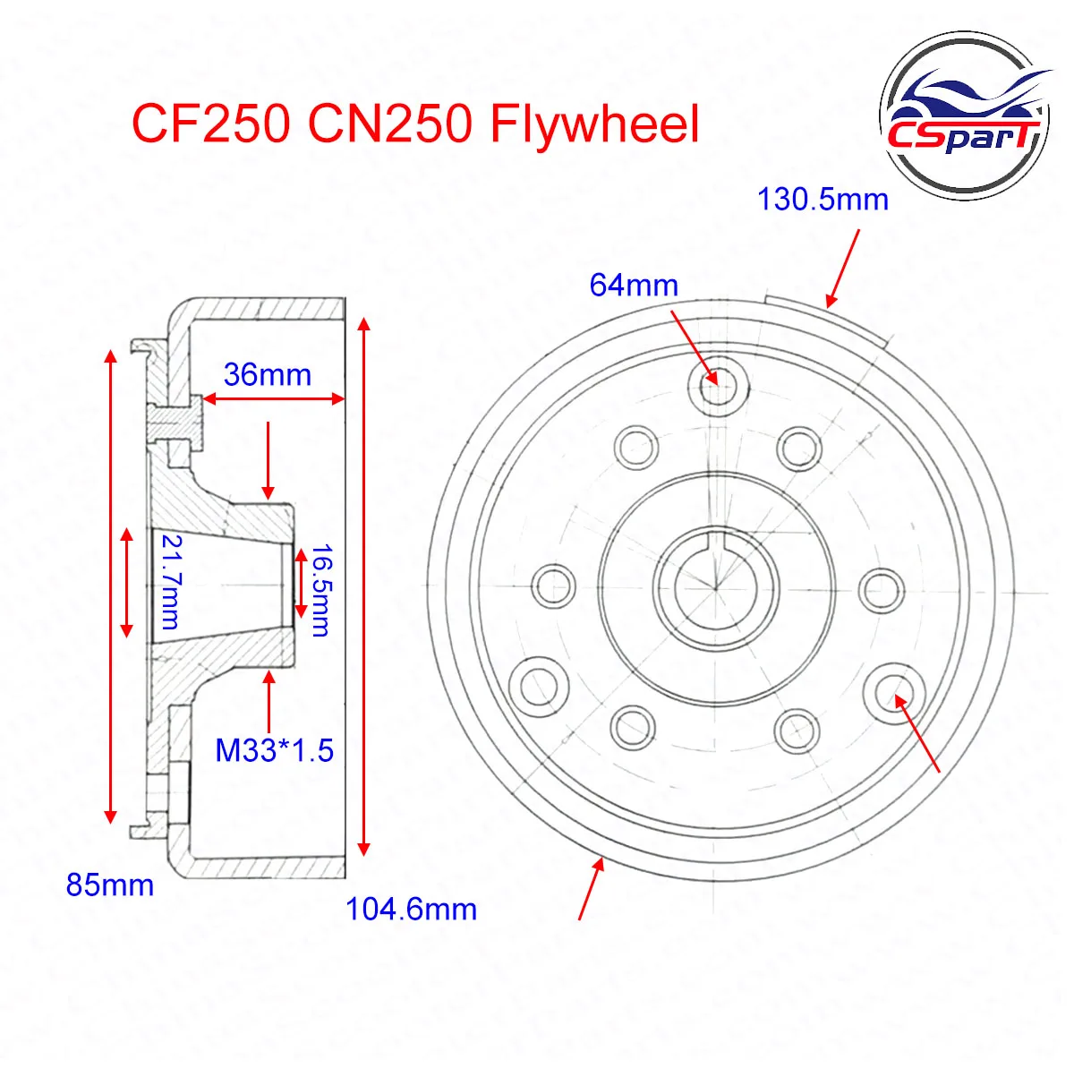 Aplicación en motor GY6