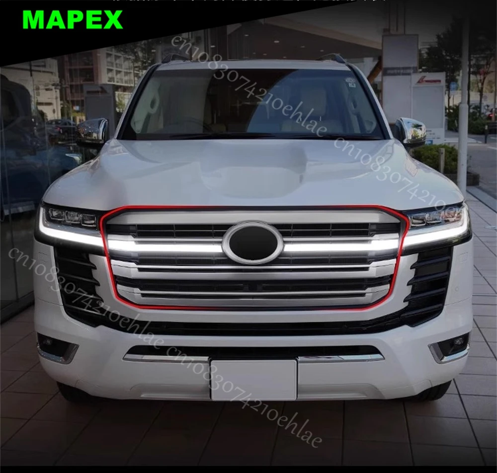 GR estilo parrilla delantera Land Cruiser 300 2022 – Rejilla malla - imagen 4