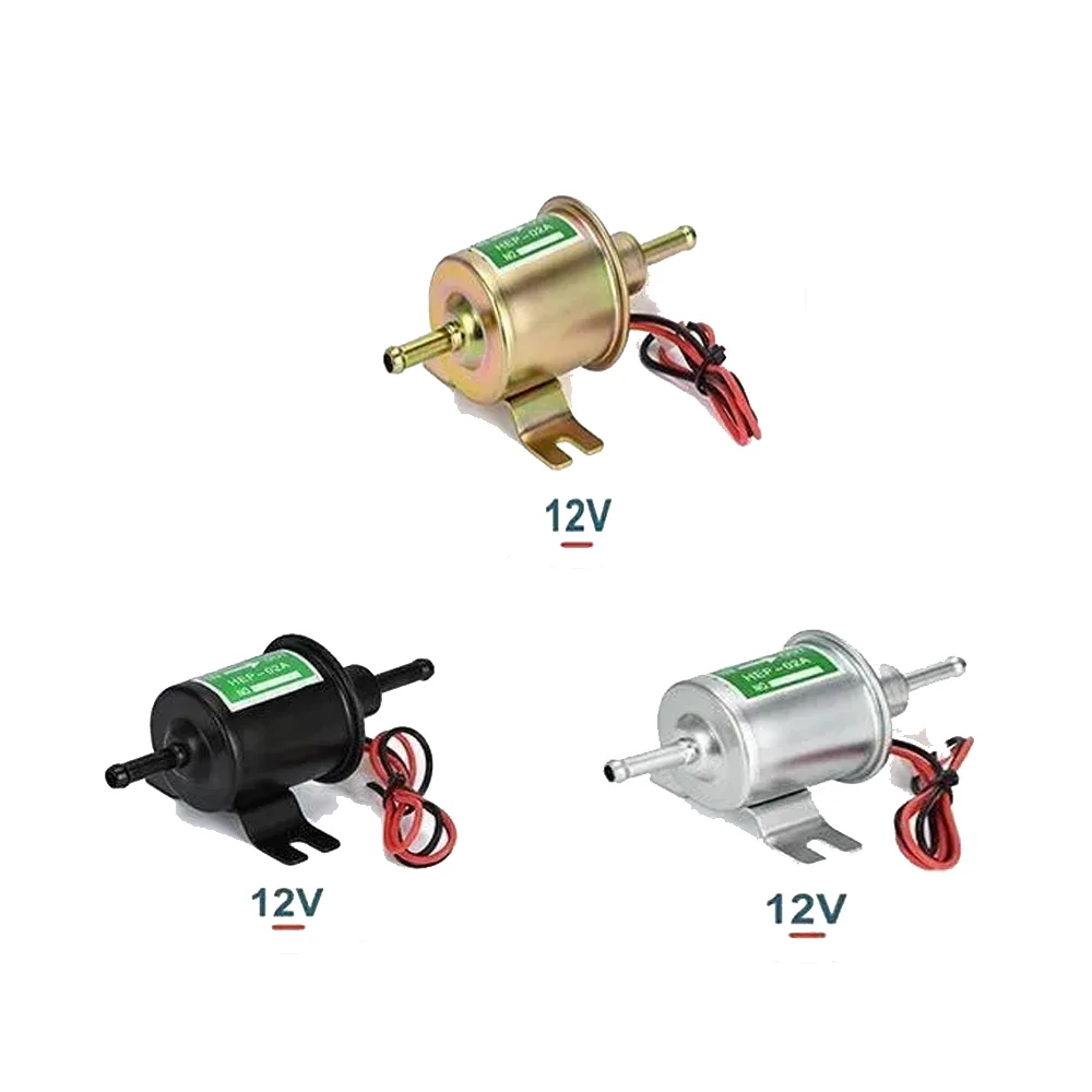 Bomba de combustible eléctrica 12V baja presión para carburador HEP-02A - imagen 3