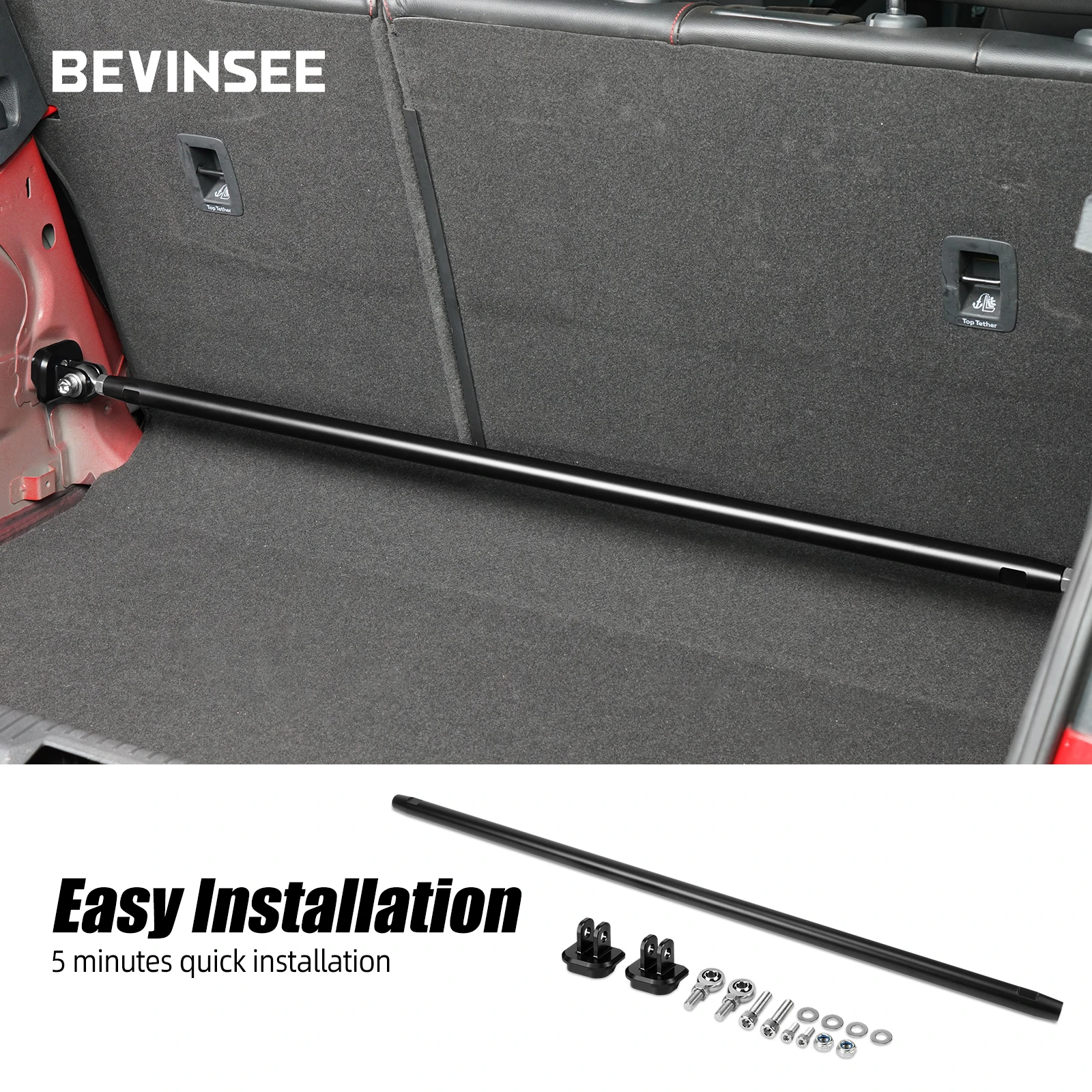 Bevinsee soportes chassis trasero ajustables Audi A3 8V Golf 7 GTI - imagen 2