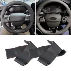 Fundas de volante cuero para Ford Focus Fiesta ST ST-Line 2017-2020