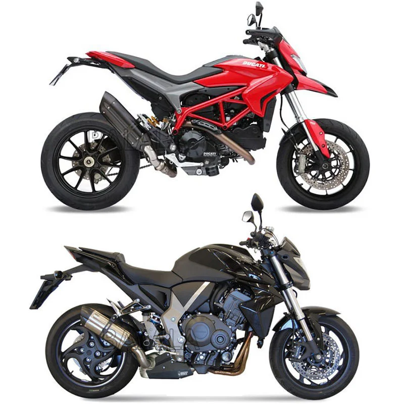 Silenciador de escape universal 51 mm para moto con DB killer - imagen 2