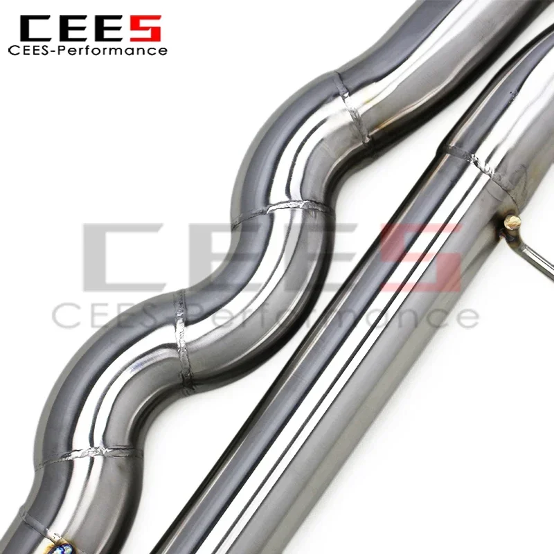 Tubo central Cees con resonadores – BMW M3 M4 F80 F82 F83 S55 3.0T 2014-2019 - imagen 5